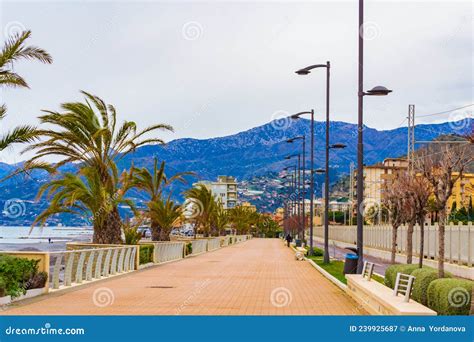 The beaches of Bordighera